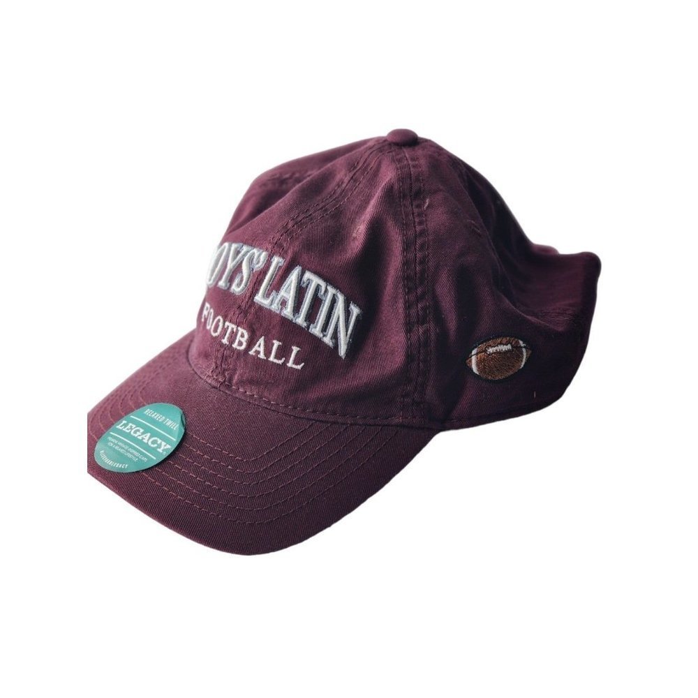 Latin Football Burgundy Men's Adjustable Legacy cap